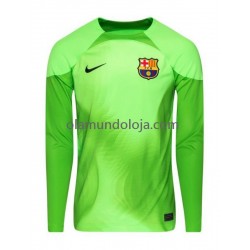 Camisola FC Barcelona Guarda-redes Homem Equipamento Primeiro 2022-2023 Manga Comprida